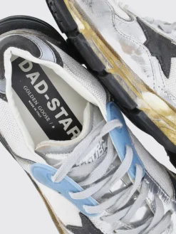 Sneakers Dad Star Golden Goose in pelle laminata e mesh used