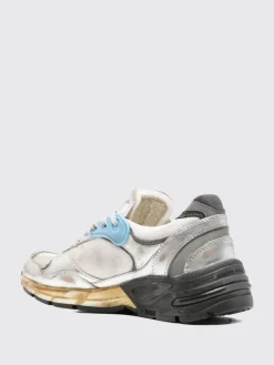 Sneakers Dad Star Golden Goose in pelle laminata e mesh used