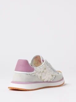 Sneakers DG Cushion Dolce & Gabbana in camoscio e pizzo