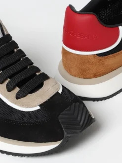 Sneakers DG Cushion Dolce & Gabbana in camoscio e mesh