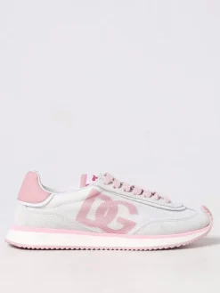 Sneakers DG Cushion Dolce & Gabbana in mesh e camoscio