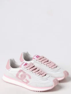 Sneakers DG Cushion Dolce & Gabbana in mesh e camoscio