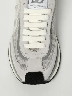 Sneakers DG Cushion Dolce & Gabbana in camoscio e mesh