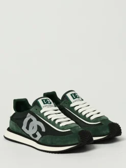 Sneakers DG Cushion Dolce & Gabbana in camoscio e nylon