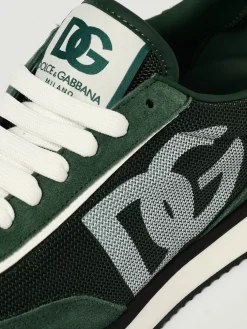 Sneakers DG Cushion Dolce & Gabbana in camoscio e nylon