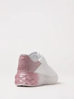 Sneakers Diamond Maxi F II Jimmy Choo in pelle e glitter