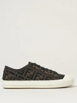 Sneakers Domino Fendi in canvas jacquard