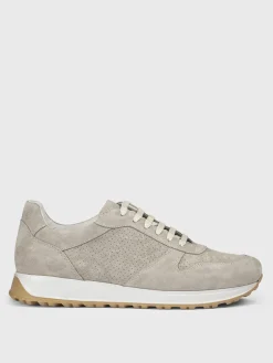 Sneakers Doucal's in camoscio traforato