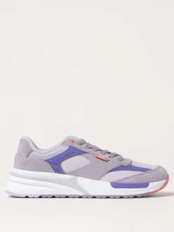 Sneakers EA7 in camoscio e mesh