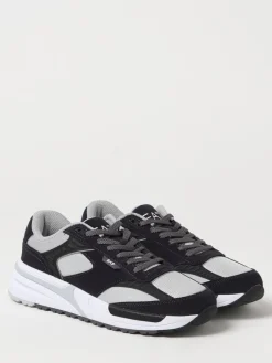 Sneakers EA7 in camoscio e mesh