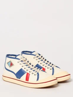 Sneakers Eliot Bottega Veneta in canvas di cotone e pelle