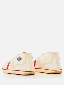 Sneakers Eliot Bottega Veneta in canvas di cotone e pelle