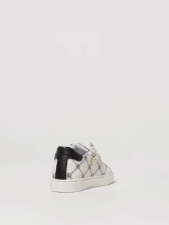 Sneakers Elisabetta Franchi La Mia Bambina in canvas con stampa monogram