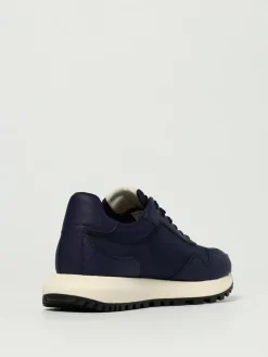 Sneakers Emporio Armani in pelle saffiano e nylon