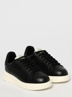 Sneakers Emporio Armani in pelle a grana