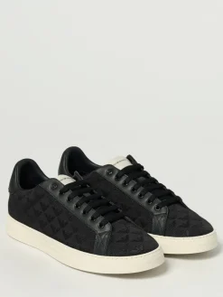 Sneakers Emporio Armani in mesh con logo jacquard