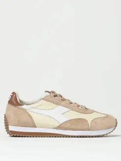 Sneakers Equipe Diadora Heritage in camoscio e canvas