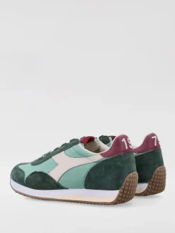 Sneakers Equipe Diadora Heritage in camoscio e canvas