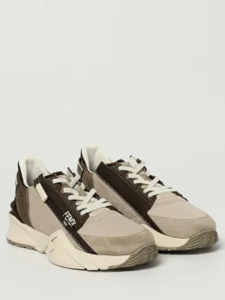 Sneakers Flow Fendi in pelle e mesh