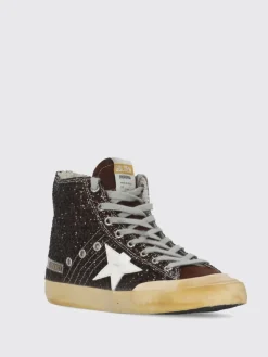 Sneakers Francy Golden Goose in pelle used e glitter