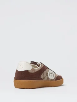 Sneakers G75 Gucci in camoscio e canvas jacquard