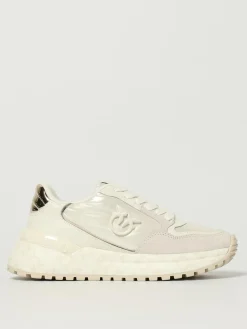 Sneakers Gem 07 Pinko in camoscio e nylon