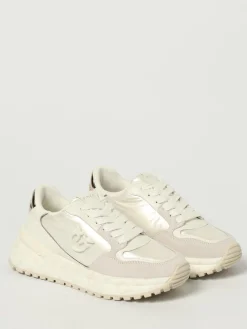 Sneakers Gem 07 Pinko in camoscio e nylon