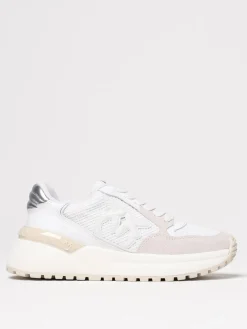 Sneakers Gem Pinko in pelle e mesh