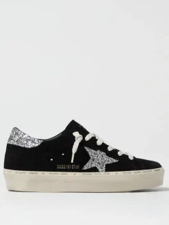 Sneakers Hi Star Golden Goose in camoscio e glitter used