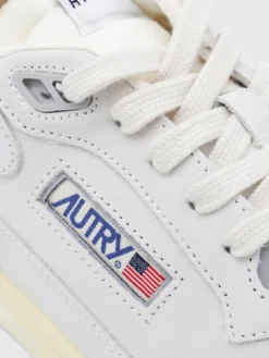 Sneakers Hyperway Autry in camoscio e mesh