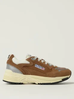 Sneakers Hyperway Autry in camoscio e mesh