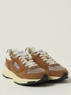 Sneakers Hyperway Autry in camoscio e mesh