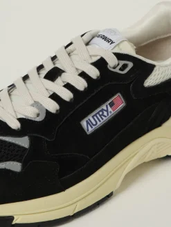 Sneakers Hyperway Autry in camoscio e mesh