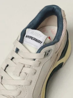 Sneakers Hyperway Autry in camoscio e mesh