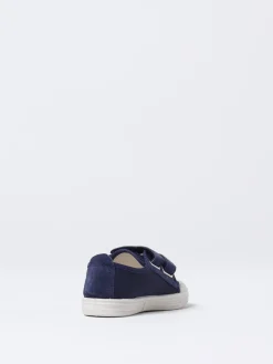 Sneakers Il Gufo in canvas e camoscio