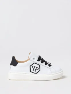 Sneakers in pelle con logo Philipp Plein