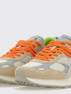 Sneakers Jaki Outdoor SUN68 in camoscio e mesh