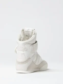 Sneakers Kick Chloè in pelle e mesh traforato