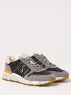 Sneakers Lander Premiata in camoscio e nylon