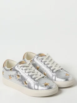 Sneakers Lane Star Kurt Geiger London in pelle laminata stampa lucertola