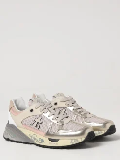 Sneakers Mased Premiata in pelle e mesh