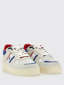 Sneakers Masters Sports Polo Ralph Lauren in camoscio e mesh