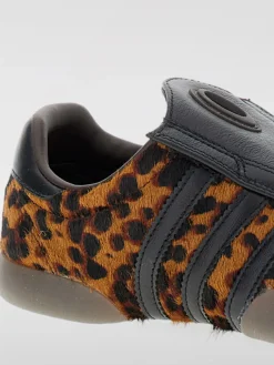 Sneakers Mei Taekwondo Adidas Originals in pelle e cavallino animalier