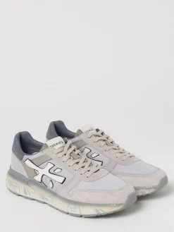 Sneakers Mick in camoscio e nylon