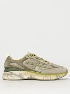 Sneakers Moerun Premiata in camoscio e mesh