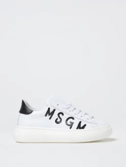 Sneakers MSGM Kids in pelle