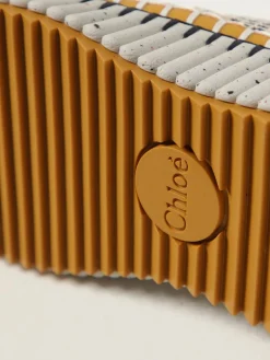 Sneakers Nama Chloé in mesh riciclato e camoscio