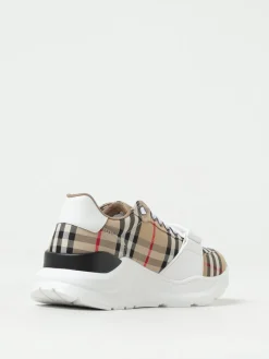 Sneakers New Regis Burberry in canvas con Vintage Check jacquard