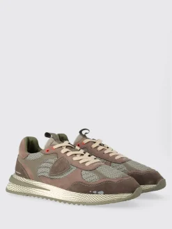 Sneakers Olympique Philippe Model in pelle e mesh