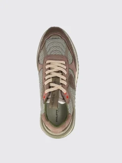 Sneakers Olympique Philippe Model in pelle e mesh